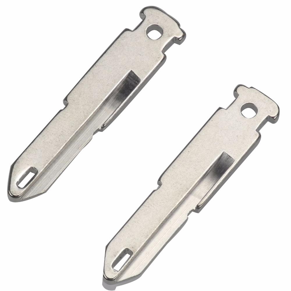 Jingyuqin 10ps/lot Car Remote Key Blade For Renault Duster Logan Fluence Clio For Peugeot 206 306 406 106