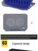 N99 Laptop Cooling Base with Adjustable Height for 14-Inch Devices