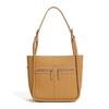 Genuine Leather Women's Bag Horseshoe Bag Large-capacity Commuting Single-shoulder Bag Bucket Bag