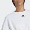 Adidas Versatile Cropped Long Sleeve Sweatshirt Women Tops White IC6683