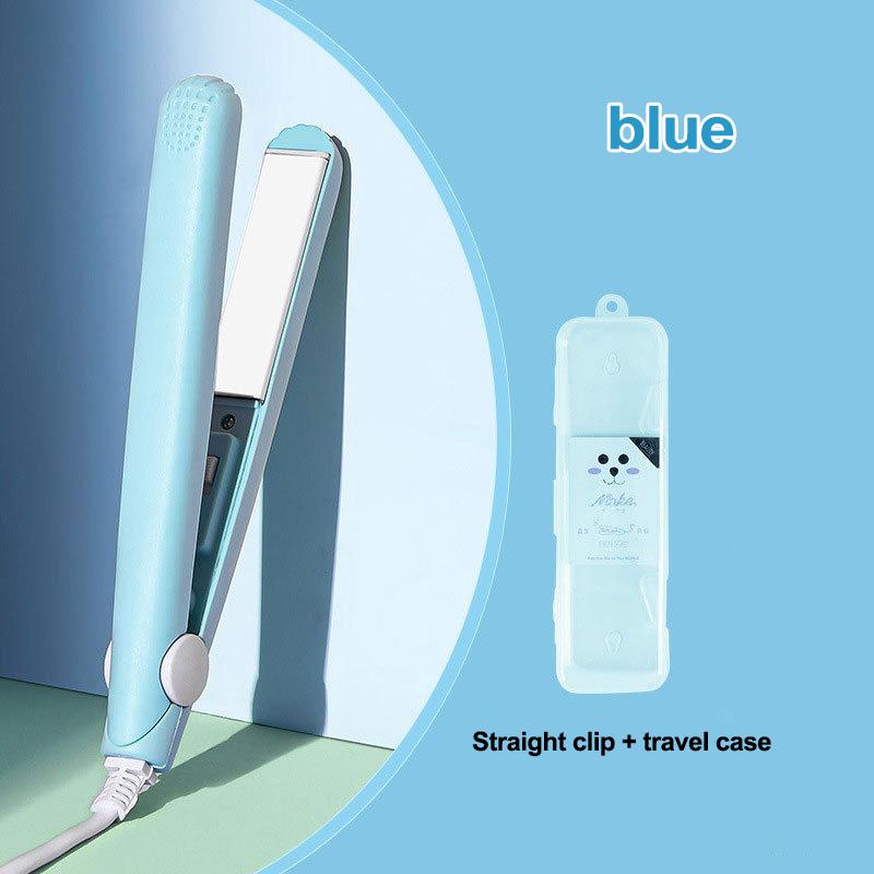 1PC Mini Hair Straightener Cartoon Curling Straight Hair Dual Purpose Clipboard Portable Curling Iron