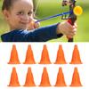 10Pcs Soft Rubber  head Suction Cup   Heads for Children Hunting Game Outdoor Sports