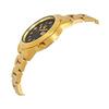 Seiko 5 Gold Tone Stainless Steel Black Dial 21 Jewels Automatic SNKK40J1 Mens Watch