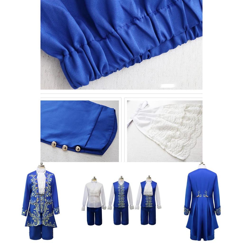 Enchanting Beauty And The Beast Adult Cosplay Prince Adam Costume For Halloween
