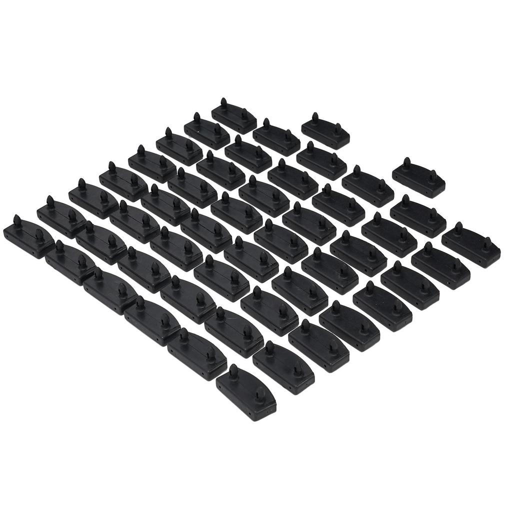 50pcs Replacement Wooden Bed Slat Plastic Middle Or End  Holders 55mm Wooden Bed Slat Plastic Mid-caps Or End-cap Brackets