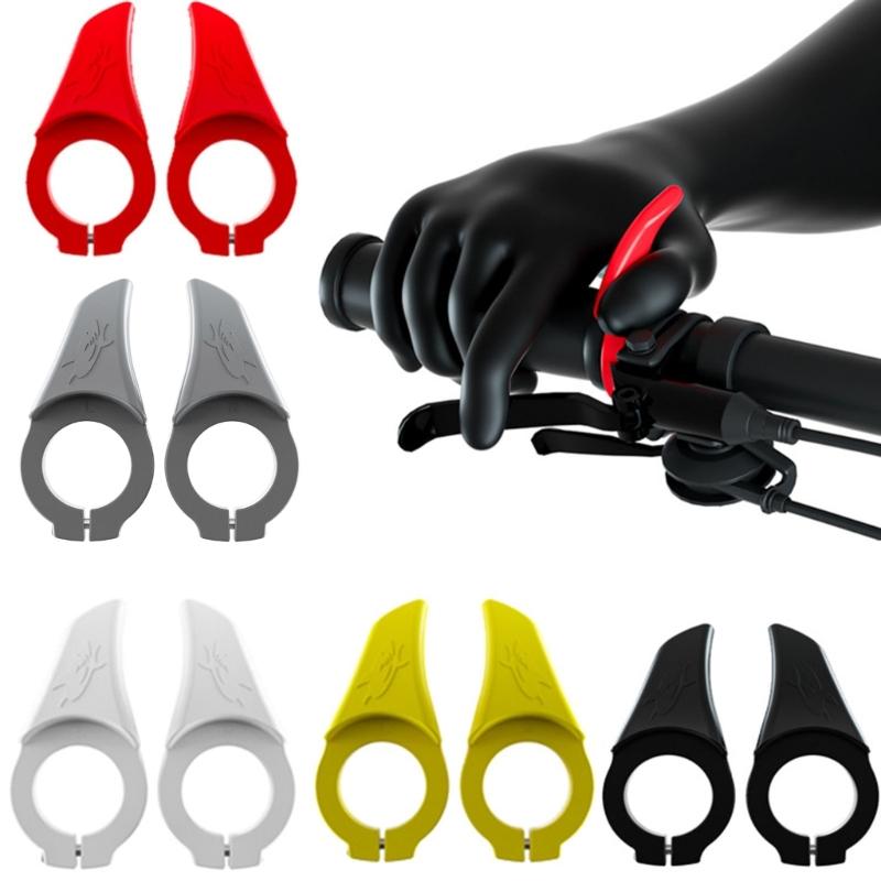 Anti-Slip Mountain Road Bike Handlebar Ends for Bicycles Handle with Lock Rings