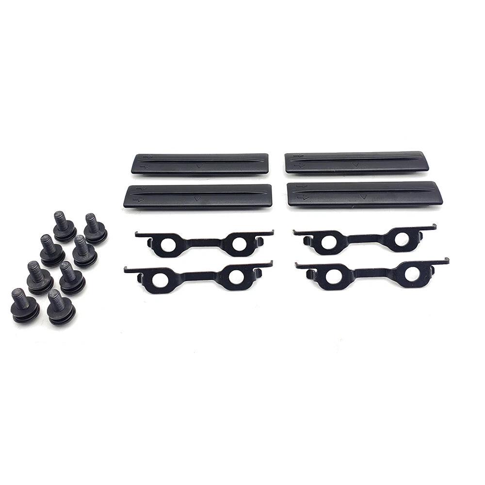 Roof Rack Hole Cover Clip Kit for 2007-2022 Toyota 4Runner Black 4-piece Set
