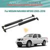 2x Hoods Bonnet Gas Struts Damper Lift Support For Nissan Navara NP300 2005-2018