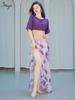 French Belly Dance Costume - Mesh Performance & Practice Set for Girl Groups