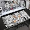 50x100cm XXL One Piece Luffy Podložka pod myš Herní podložka pod myš Gumová podložka na stůl Protiskluzová PC Laptop Herní Stolní Doplňky Velké Podložky na stůl