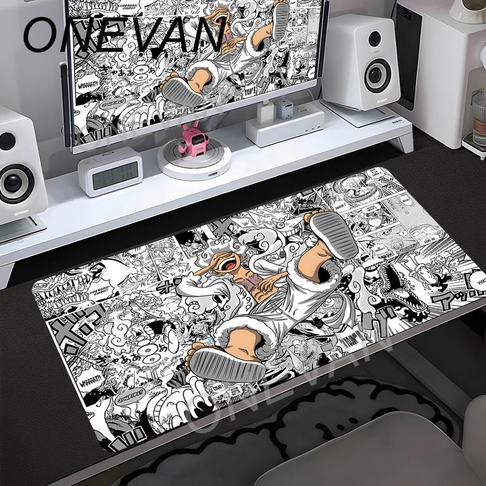 50x100cm XXL One Piece Luffy Podložka pod myš Herní podložka pod myš Gumová podložka na stůl Protiskluzová PC Laptop Herní Stolní Doplňky Velké Podložky na stůl