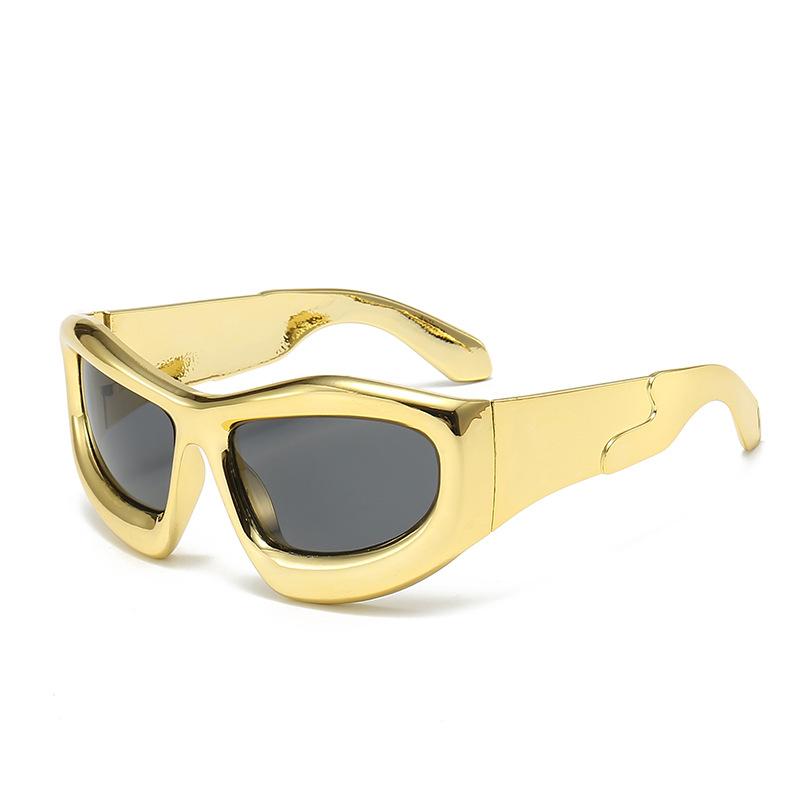 Y2K Sunglasses, Fashion Future Catwalk Hip-Hop Punk Sunglasses, Riding Sunshade Big Glasses