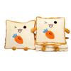 Two-in-One Embroidery Throw Pillow and Quilt: Logo Print Cushion for Bed, Car, Office, or Nap