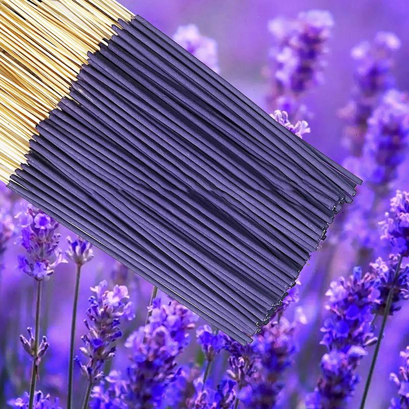 Lavender Aromatherapy Wood Sticks, 8.66 Inches, Home Decoration, El and Spa Atmosphere, Perfect Choice for Holiday Gifts
