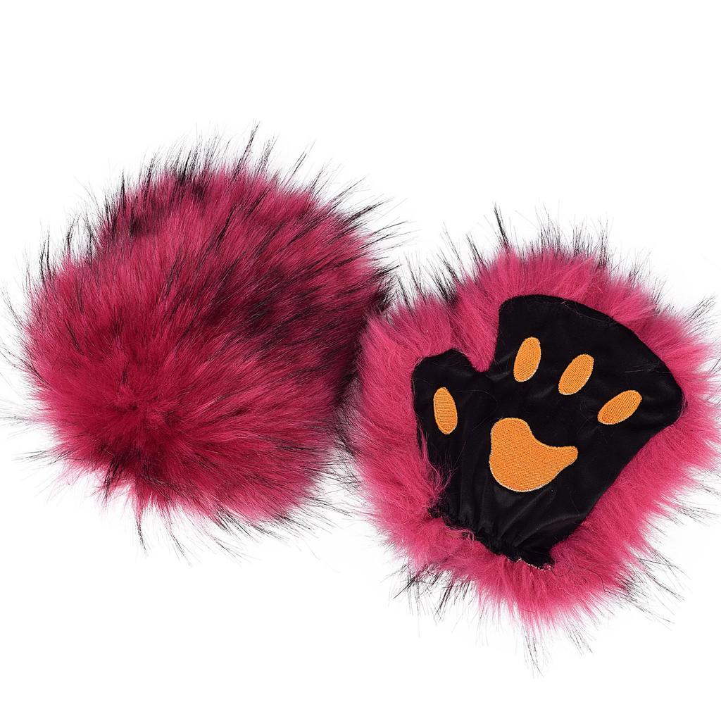 Duża Puszysta Łapa Cosplay Poduszeczki na Palcach Anime COSPLAY Halloween Fursuit Odgrywanie Ról Ręcznie Robione Rekwizyty Cosplay Anime