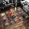 Moonlit Owl Fantasy Office Rug Chair Mat, Entryway Carpet, Suitable for Front Door, Bedroom, Living Room, Desk, Holiday Gift