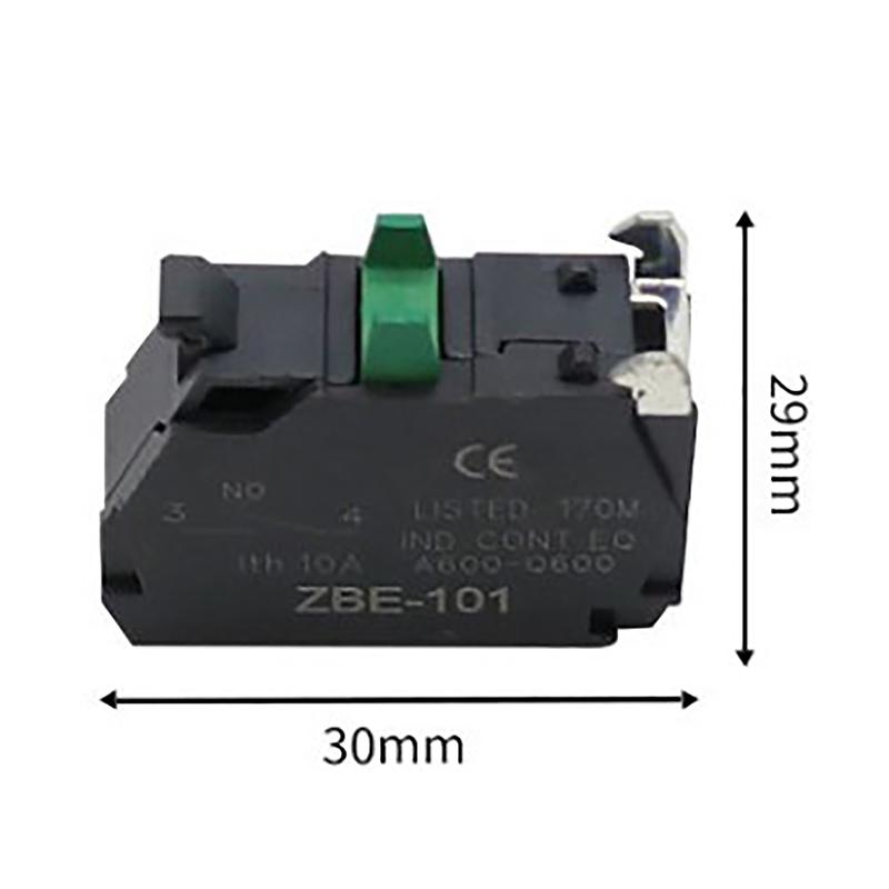 XB4-XB5 High strength flame-retardant contact Socket 101 - a normally open ZBE-102 closed