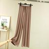 Einfarbig Hohe Taille Frühling Sommer Herbst Gerade Schnürung Dünne Loungehose Elastische Taille Lockere Freizeithose Lässige Yoga-Home-Hose