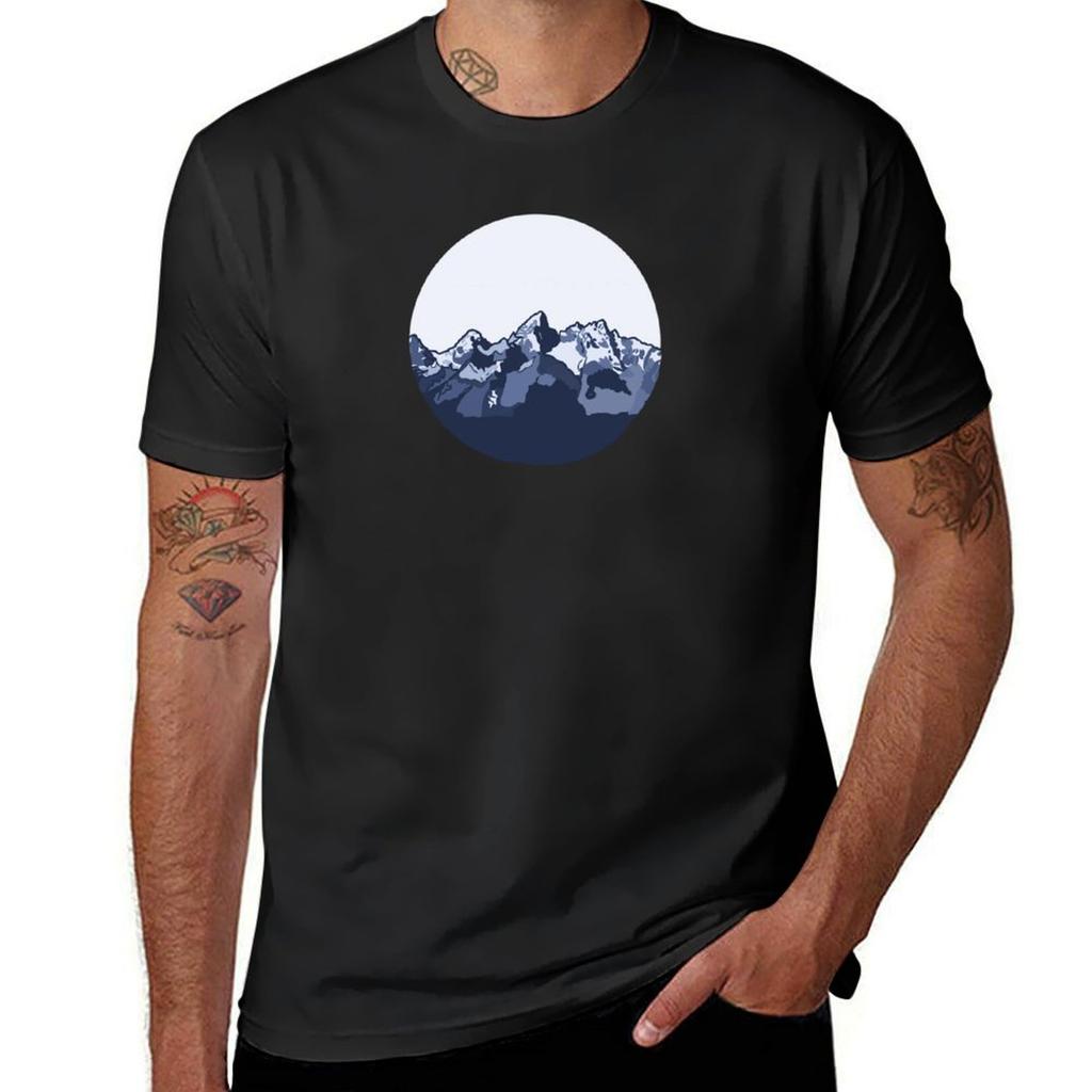 Grand Teton National Park Circle Tshirt quick drying boys whites t shirts for men pack