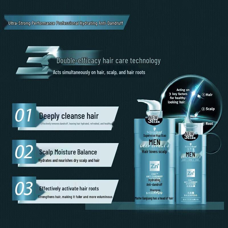 Schwarzkopf Men's Oil Control Anti-Dandruff Shampoo