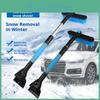 Car Snow Scraper 3in1 With Broom 360° Rotating Ice Broom Detachable Snow Shovel Extendable Snow Brush Foam Handle For Car Truck