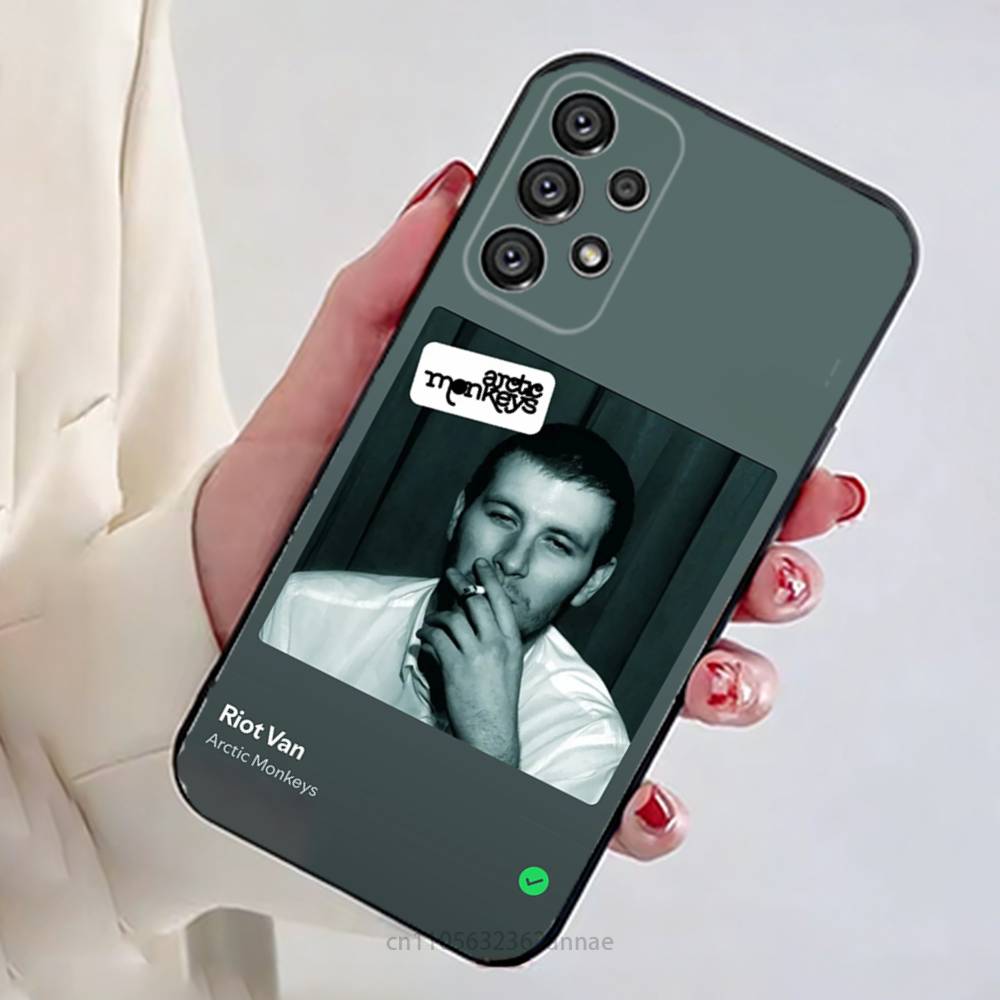 Fashion Arctic Monkeys Phone Case For Samsung Galaxy A13,21s,22,31,32,52,53,71,80,A91 Soft Black Shell