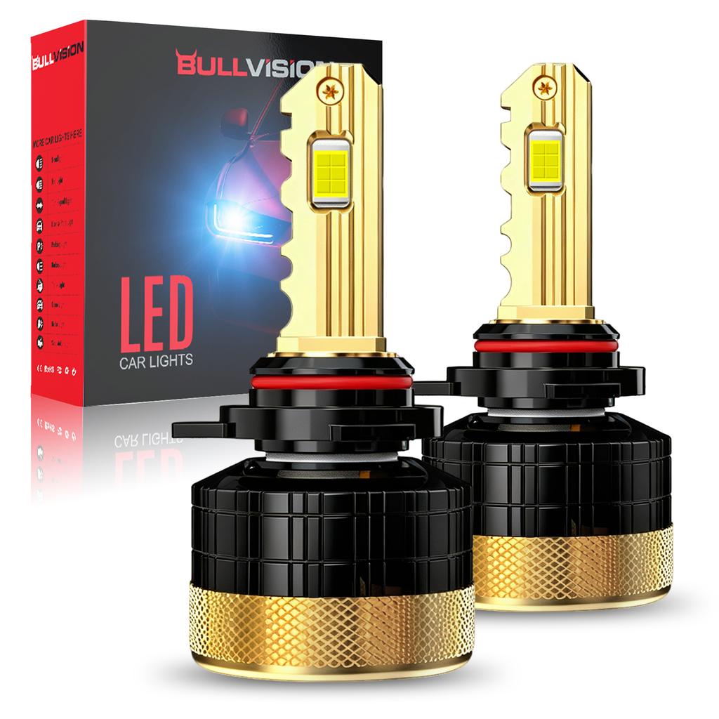 Bullvision H4 H7 Car LED Headlight H1 H8 H11 HB3 HB4 9005 9006 9012 LED Lights 6000K CANBUS Kit H7 for Turbo Lamp Automobiles