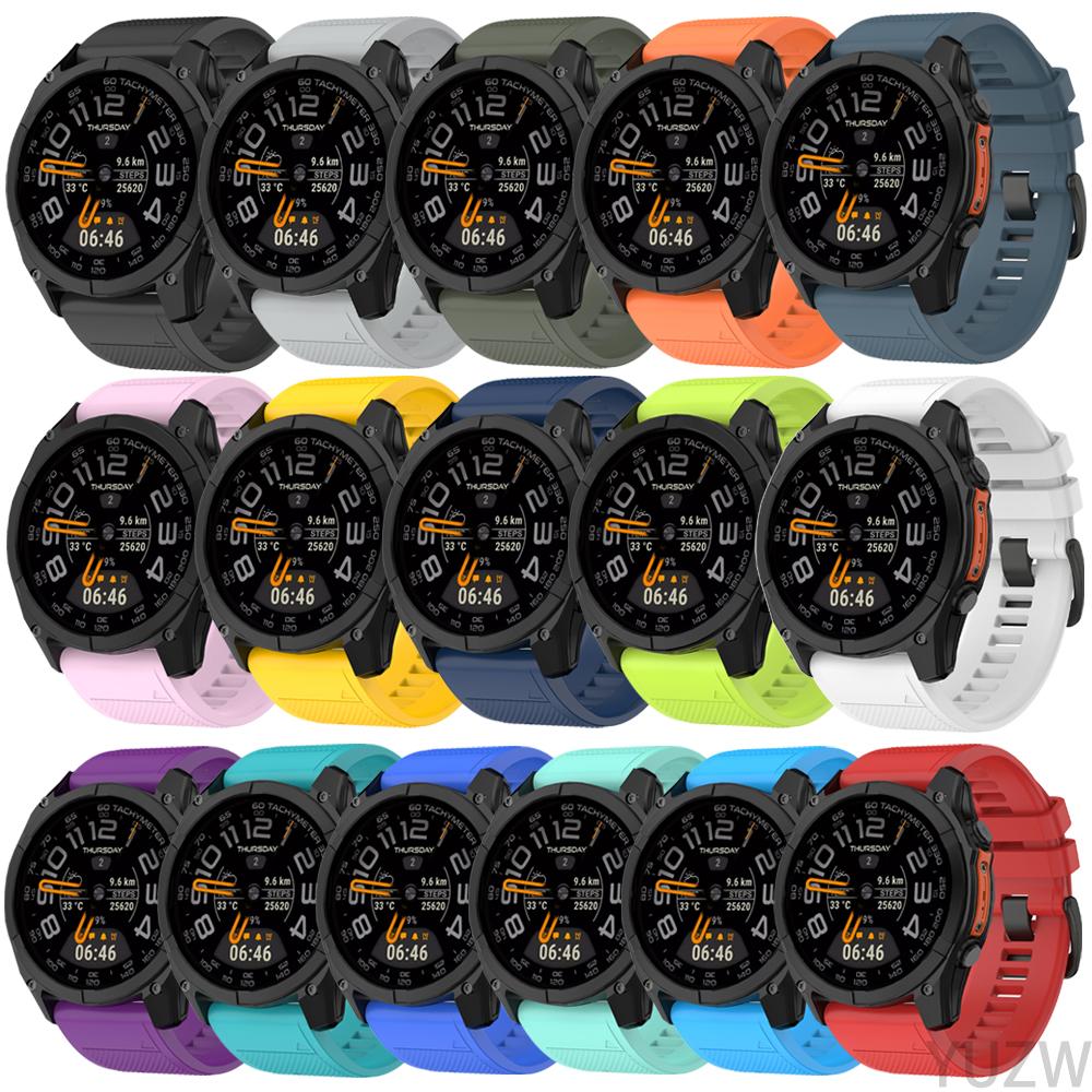 22mm 26mm Sport-Silikonarmband für Garmin Fenix 5 Plus 5x Sapphire 6 6X 7 7X 8 8Pro Epix Pro Enduro 3 Schnellwechsel-Uhrenarmbänder 3