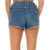 C5J17 Frayed Hem Denim Shorts for Women