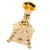 European Style Retro Candle Holder Gold Finish Metal Candle Holder  For Parties