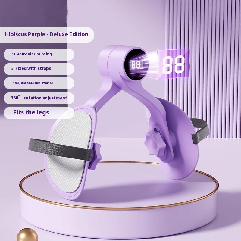 Pelvic Floor Muscle Trainer With Counter Thigh Master Adjustable Leg Exercises Device For Postpartum Recovery Leg Butt Training