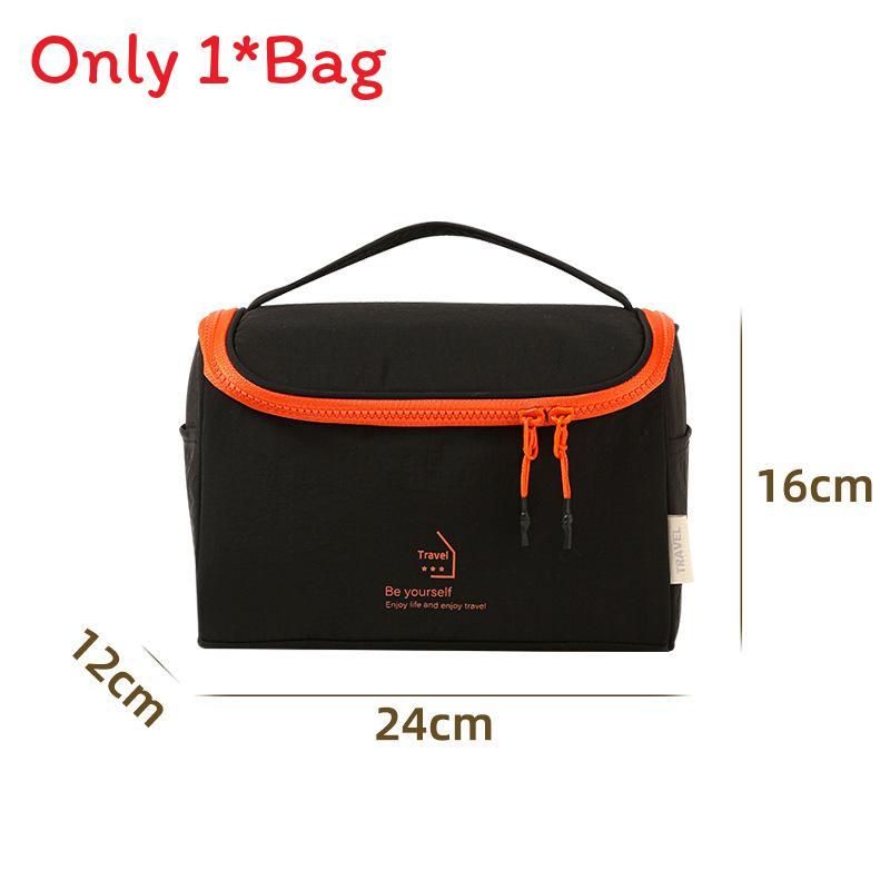 Modern Simple Nylon Makeup Organizer With Multipurpose Storage For Travel