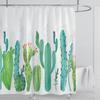 Plants Graphic Shower Curtain Waterproof Shower Curtain Polyester Fabric 3D Printing Bathroom Curtains Bathroom Decor With Hooks