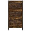 Bookshelf 60 x 30 x 121 cm Engineered Wood Smoked Oak