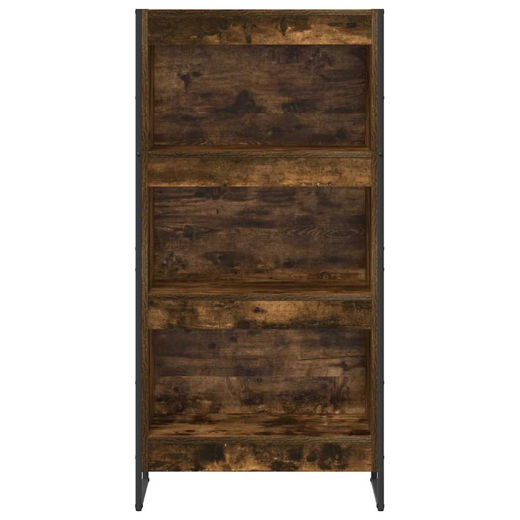 Bookshelf 60 x 30 x 121 cm Engineered Wood Smoked Oak
