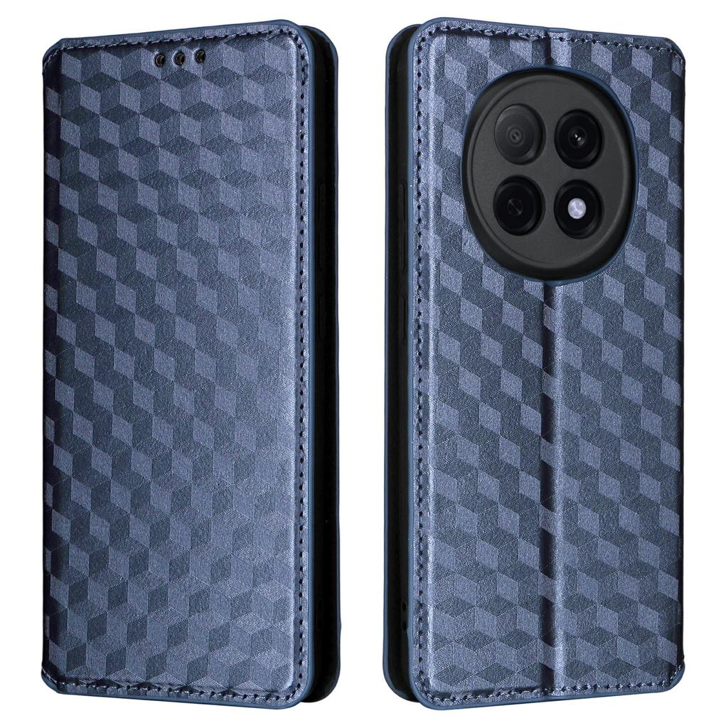 For Oppo F29 Pro 5G (Global)/A5 Pro 5G (China) Case Wallet Rhombus Imprinted Leather Phone Cover