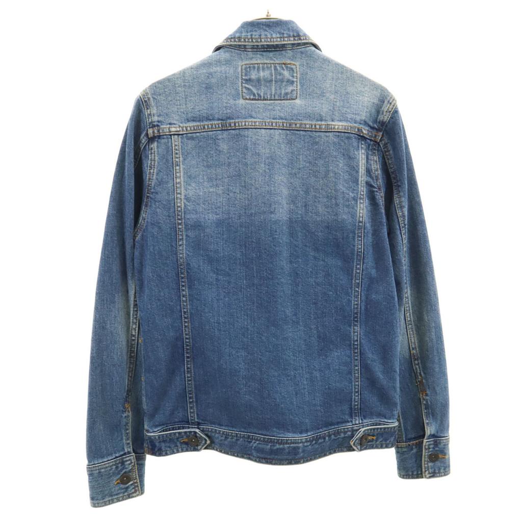 Grand Global Okayama Denim Jacket 38 Wash Blue Denim Jacket Trucker Men's Used
