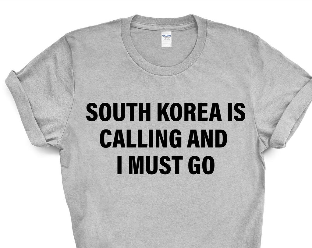 South Korea Calling T-Shirt: Travel Gift Tee