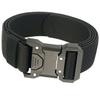 [One Limitation] Tactical Belt, One-Touch, Stretchable, Quick-Release, WorkMilitary Style, Men's BP636 (Twill Black)