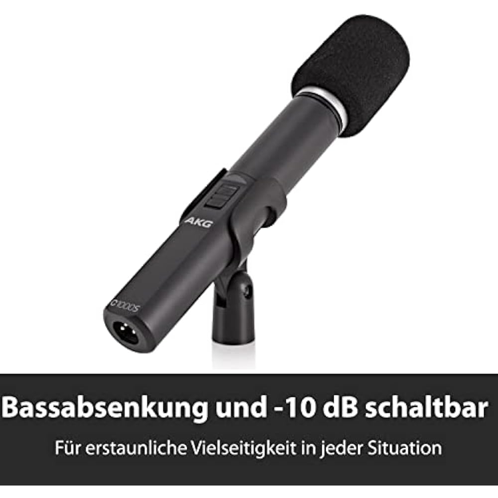 AKG Pro Audio C1000s Condenser Microphone, Multipattern by AKG Pro Audio