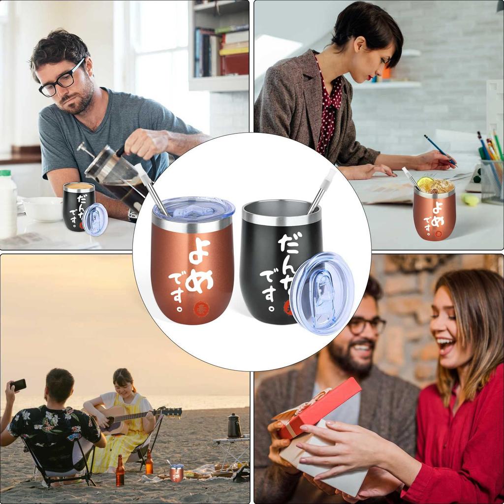 FILLING LUCK Wedding Anniversary Birthday Stainless Steel Thermos with Airtight Keeps Drinks Hot or Vacuum Husband Wife X Gift, Gift, Gift, Couple's