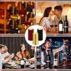 100 Pezzi Tappi di Sughero Naturali per Bottiglie di Vino e Sigilli Capsula Termoretraibile con Linguetta Strappo per Tappo Bottiglie di Vino a Bocca Dritta