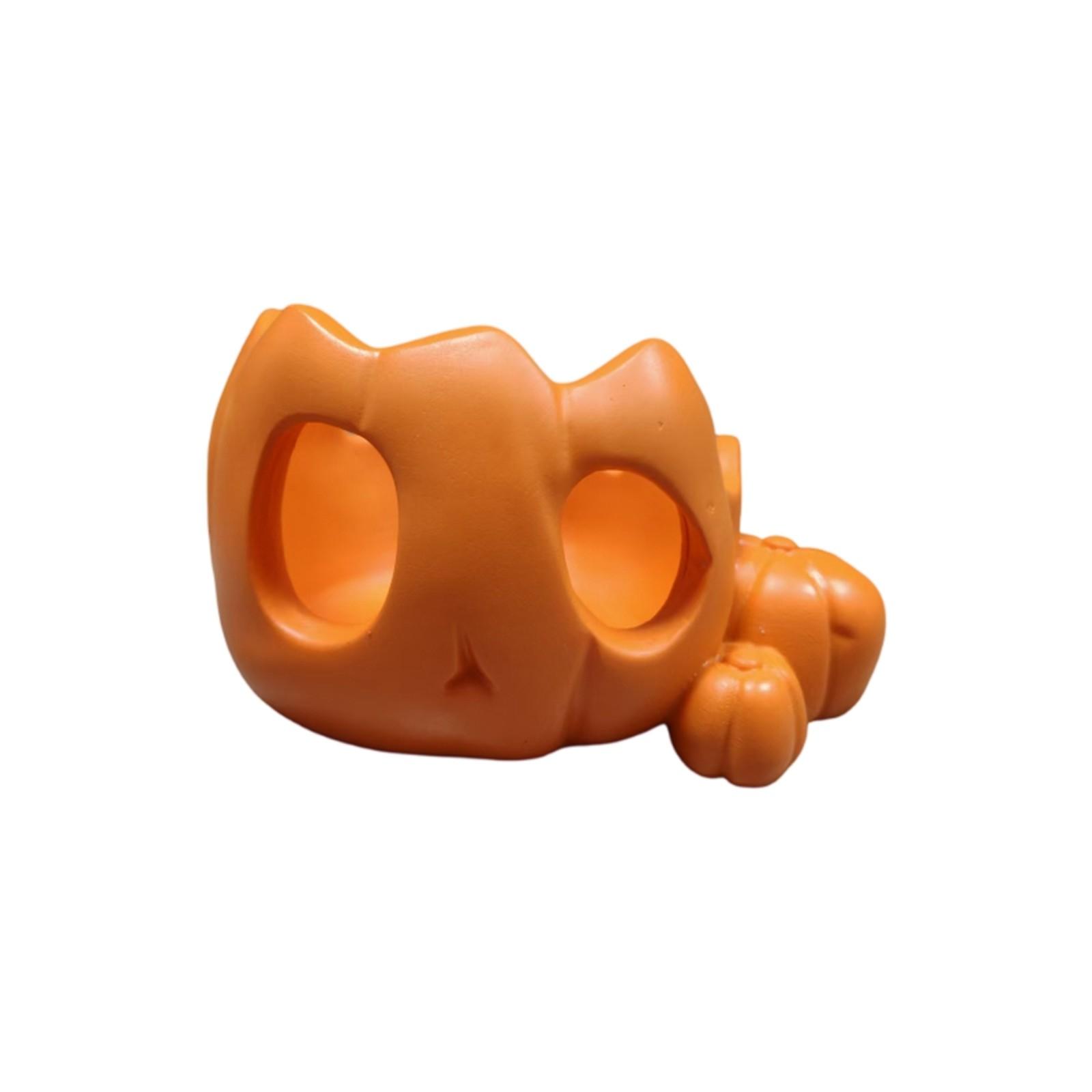 

Halloween Skeleton Hand Resin Ornaments Skeleton Hand Candlestick Desktop Porch Decoration Gift Ornaments One Size помаранчевий