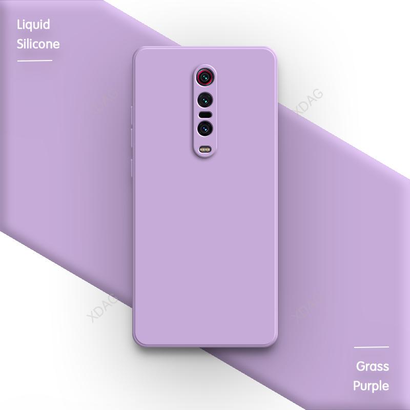 Candy Phone Case for Redmi K20 Pro Premium K20Pro Lens Protection Square Liquid Silicone Simple Soft Original Classic Back Cover