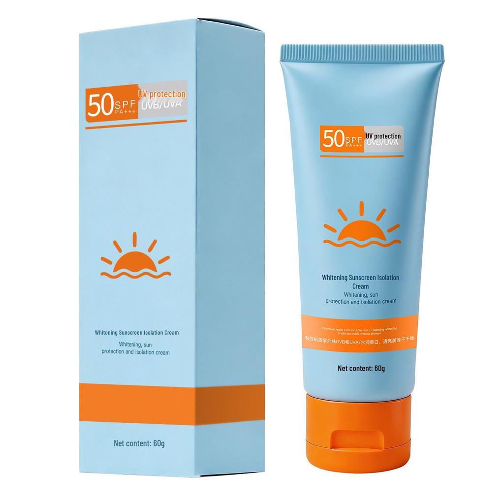 VSEA Brightening Whitening Sunscreen Primer – Refreshing, Non-Greasy, Fast-Absorbing Makeup Base with Isolation SPF.