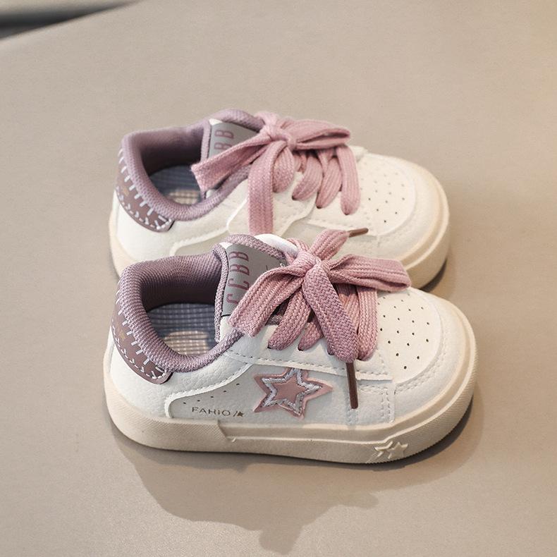 New Autumn Baby Walking Shoes, Toddler White Board Shoes, Infant Kindergarten Casual Sneakers For Boys And Girls
