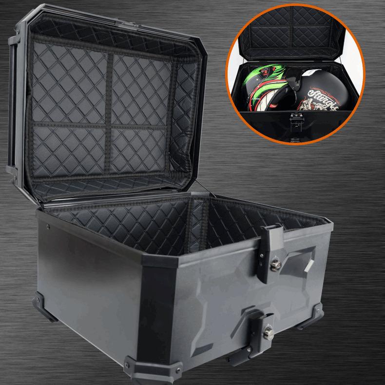 58L ABS Plastic Motorcycle Tail Box & Toolbox Trunk