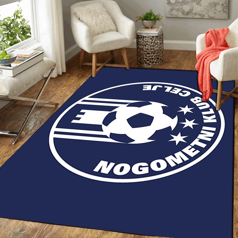NK Publikum Celje Pattern Rug Floor Mat for Living Room or Bedroom Soft and Comfortable Carpet a Gift for Birthday and Holiday.