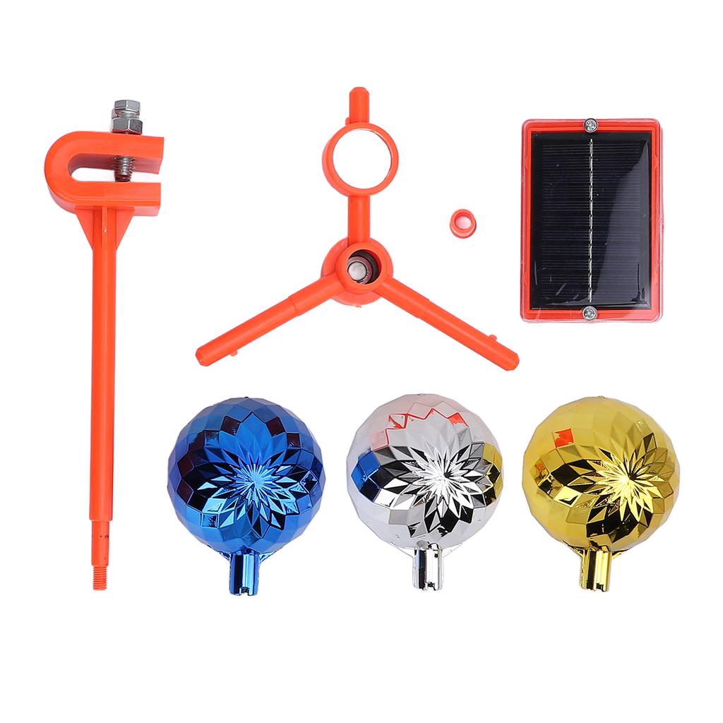 Solar Voice Bird Deterrent Birds Reflect Deterrent Solar Powered Visual Voice Bird Scare Reflective Device for Outdoor Garden