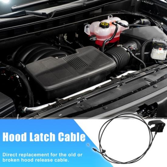 Pack of 1 for Chevrolet Silverado Hood Release Cable No.20968782/15894378